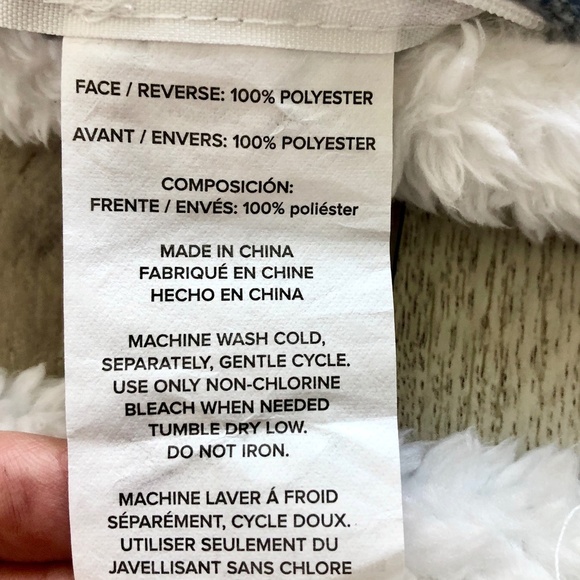 Ugg, Pillow Shams, Sherpa, Set of 2, Blue, Grey, Plaid, Standard, NEW, No Tags - Picture 9 of 12